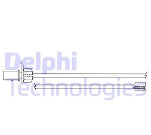 Czujnik zuzycia klocka przod - (95B907253A, 95B907253G, 4F0615437B) Delphi LZ0302