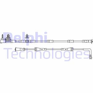 Czujnik zuzycia klocka tyl - Delphi LZ0314