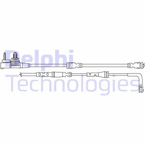 Czujnik zuzycia klocka przod - (t4A3467, T4A13370, T4A12867) Delphi LZ0315