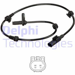 Датчик abs передний l/p mercedes e t-model (s211), e (w211) 2.6-5.5 03 - Delphi SS20552