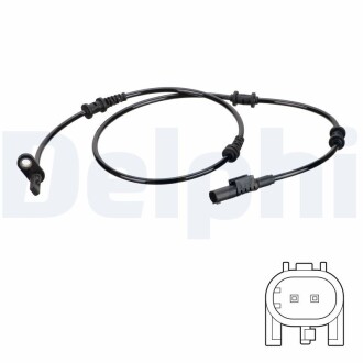 Датчик, кількість обертів колеса - ((2465402510, A2465402510)) Delphi SS20759