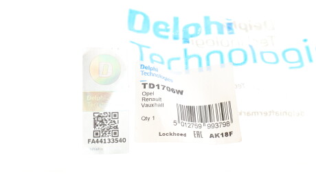 Фото 2 - Сайлентблок важеля Delphi TD1706W