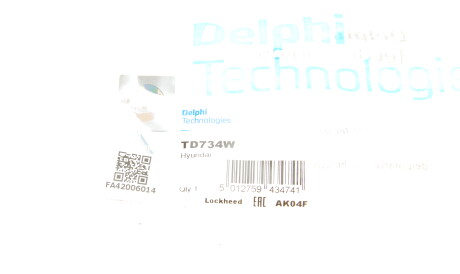 Фото 2 - Сайлентблок важеля Delphi TD734W