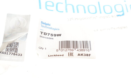 Фото 2 - Сайлентблок важеля Delphi TD759W