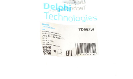 Фото 2 - Втулка стабилизатора Delphi TD992W
