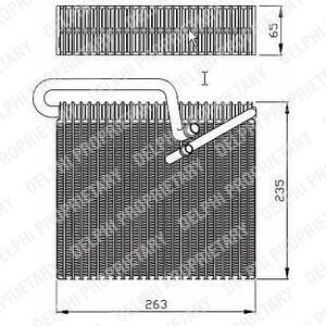 Испаритель, кондиционер - (09117287, 1618146, 1618253) Delphi TSP0525148