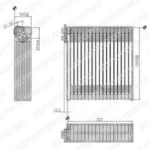 Испаритель, кондиционер - Delphi TSP0525153