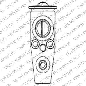 Расширительный клапан, кондиционер - (1618842, 1618226, 13480794) Delphi TSP0585120 (фото 1)