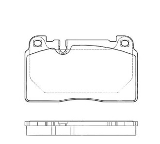 Тормозные колодки - Denckermann B111374