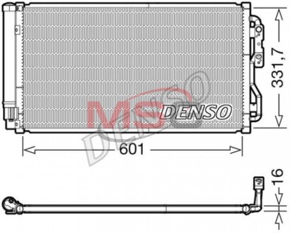 Радіатор кондиціонера - DENSO DCN05033