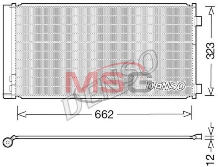 Конденсатор - (64539228607, 9228607) DENSO DCN05103