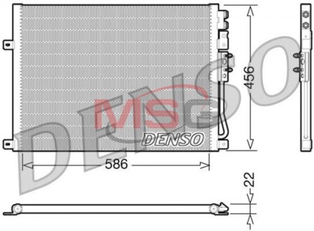 Конденсатор, кондиционер - DENSO DCN06009