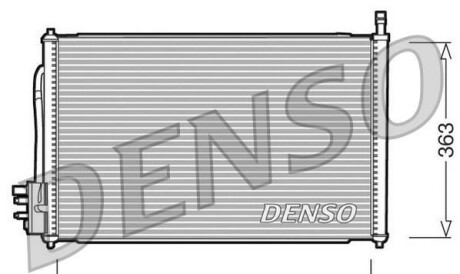 Конденсатор, кондиционер - (xs4h19710bb, yj432, ys4h19710bb) DENSO DCN10006