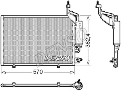 Радіатор кондиціонера - DENSO DCN10050