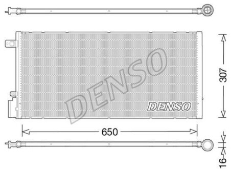 Skraplacz - (1850273, 1850335, 95026328) DENSO DCN15005