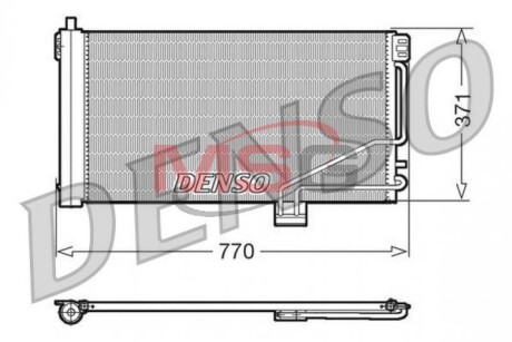 Конденсатор, кондиционер - DENSO DCN17014