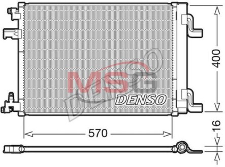 Конденсатор - (13267648, 13377762, 1850136) DENSO DCN20001