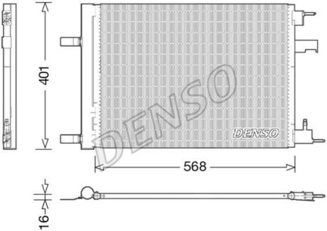 Конденсатор - (13267649) DENSO DCN20008