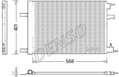 Конденсатор - (13267648, 1850136) DENSO DCN20014