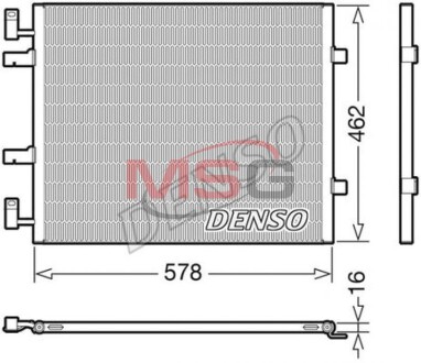 Радіатор кондиціонера - (93854159, 8200411148, 9531065D20) DENSO DCN20041