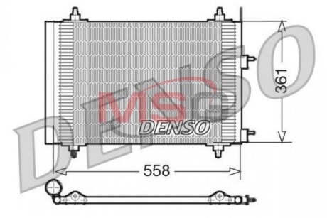 Конденсатор, кондиционер - (6455AA) DENSO DCN21015