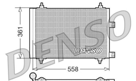 Конденсатор, кондиционер - DENSO DCN21016