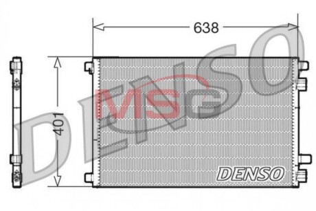 Конденсатор, кондиционер - DENSO DCN23012