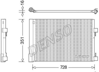 Конденсатор - (921000002R, 921100002R) DENSO DCN23032