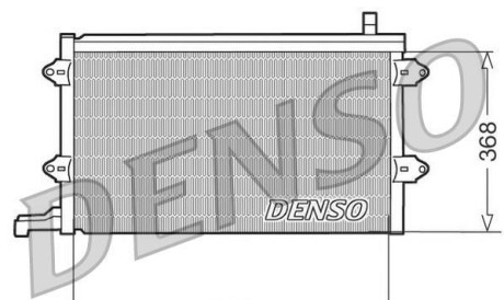 Конденсатор, кондиционер - (1H2820413, 1H2820413A, 1H0820413) DENSO DCN32003