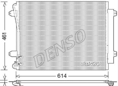 Конденсатор - (3C0820411D, 3C0820411B) DENSO DCN32011