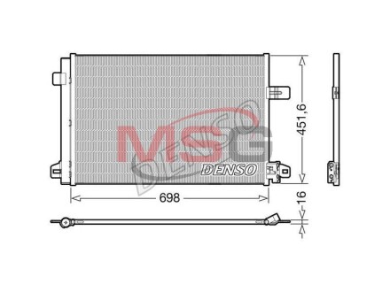 Радиатор кондиционера - DENSO DCN32028