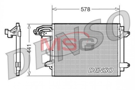 Конденсатор, кондиционер - DENSO DCN32030