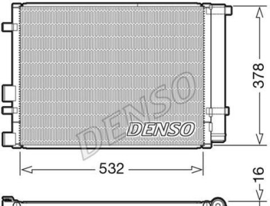 Конденсатор - (976061J200) DENSO DCN41006