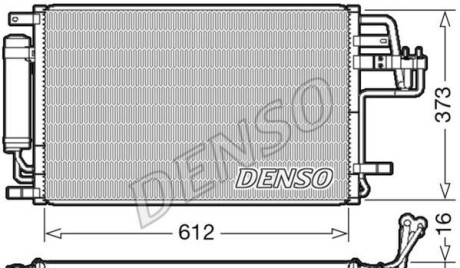 Конденсатор - (976062E000) DENSO DCN41007