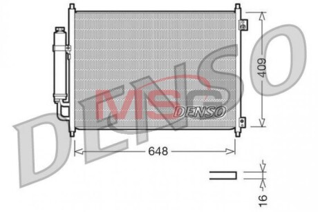 Конденсатор, кондиционер - DENSO DCN46001