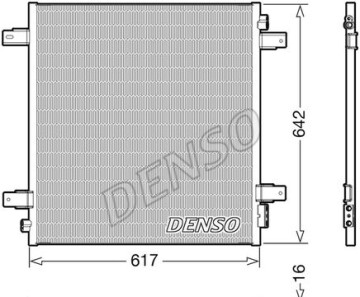 Радіатор кондиціонера - ((921101LA0A)) DENSO DCN46027 (фото 1)