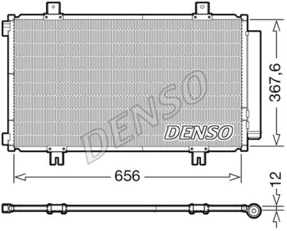 Радіатор кондиціонера - DENSO DCN47009
