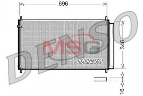 Конденсатор, кондиционер - DENSO DCN50022