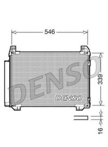 Конденсатор, кондиционер - (8846052130) DENSO DCN50025