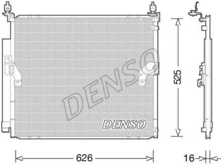 Радіатор кондиціонера - (8846035380) DENSO DCN50034 (фото 1)