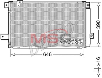 Конденсатор - (8845005170) DENSO DCN50049