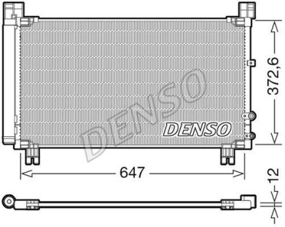 Радіатор кондиціонера - DENSO DCN50053