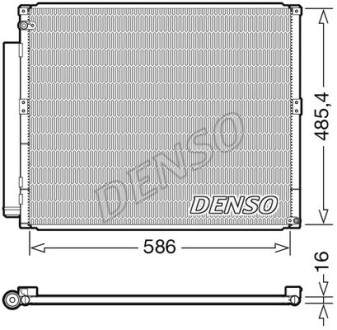 Радіатор кондиціонера в зборі - DENSO DCN50113