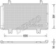 Радіатор кондиціонера - ((8846030B40)) DENSO DCN51013 (фото 1)