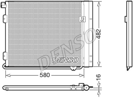 Фото товара Радиатор кондиционера DENSO DCN99061 : Купить на tto.com.ua