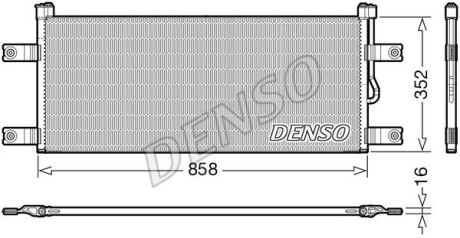 Радіатор кондиціонера - DENSO DCN99069