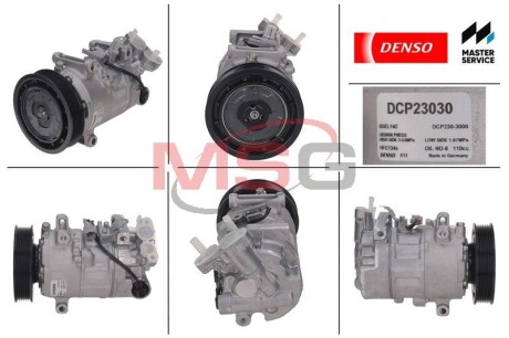 Компрессор, кондиционер - (8200939386, 7711497392, 8200716697) DENSO DCP23030