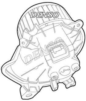 Фото 3 - Вентилятор печки DENSO DEA01010
