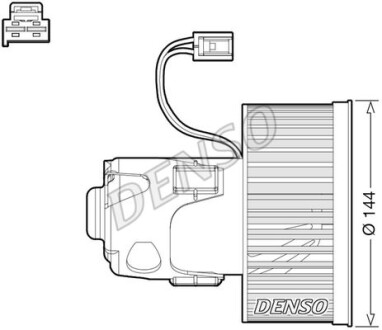 Dmuchawa - DENSO DEA05008