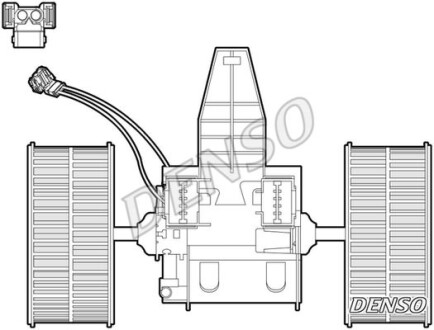 DMUCHAWA - (64116933910, 6933910) DENSO DEA05009 (фото 1)